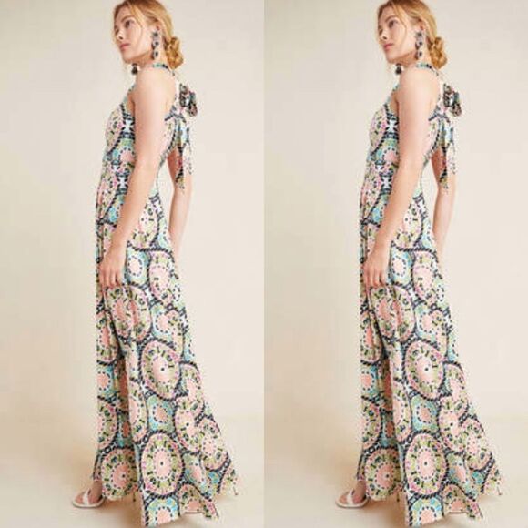 💯 Anthropologie Serena halter maxi - Picture 2 of 8